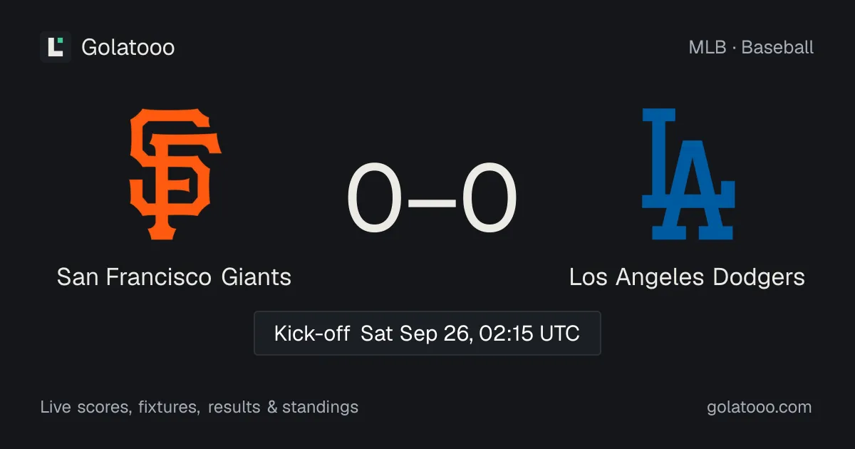 San Francisco Giants vs Los Angeles Dodgers: preview, form, head-to-head and how to watch