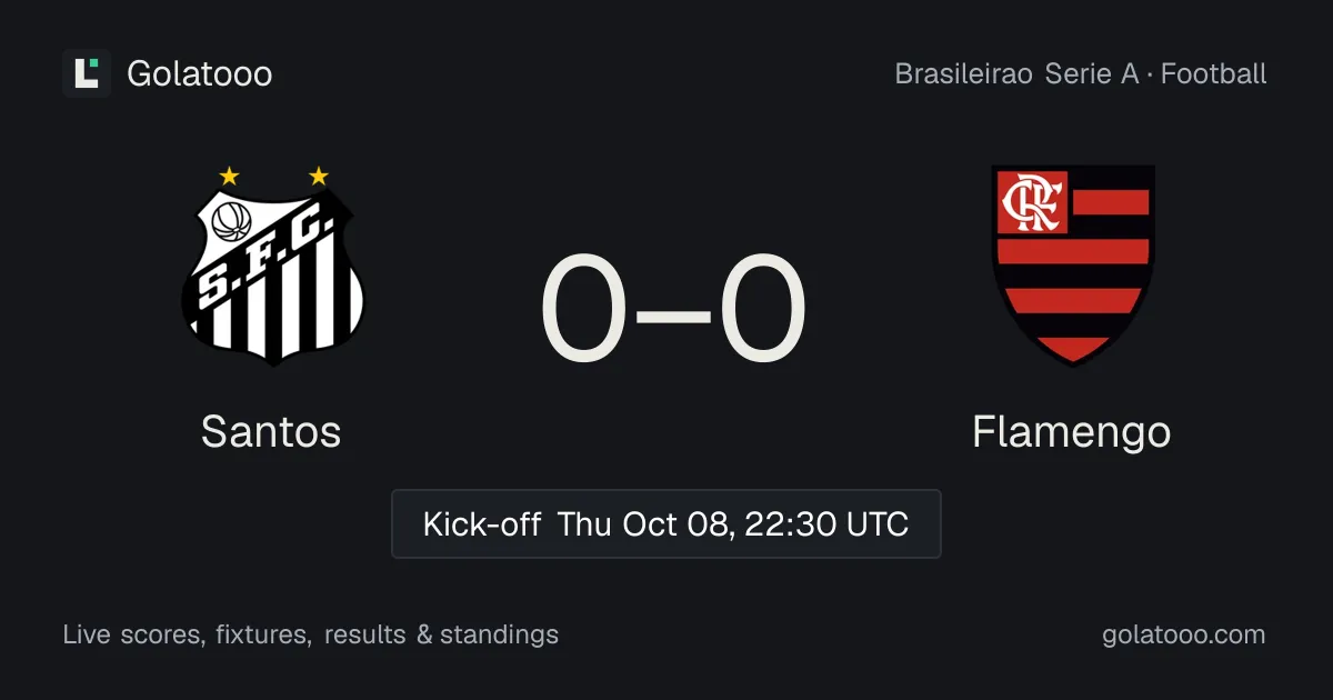 Santos vs Flamengo: preview, form, head-to-head and how to watch
