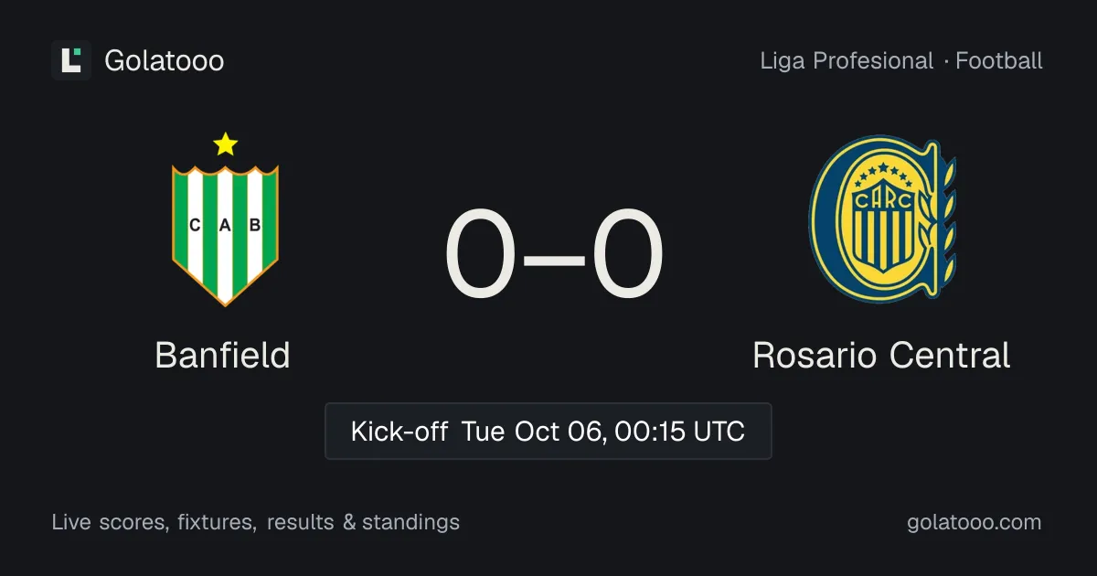 Banfield vs Rosario Central: preview, form, head-to-head and how to watch