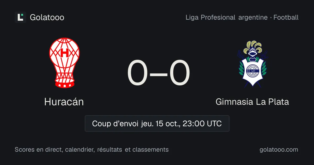 Huracán - Gimnasia La Plata : avant-match, forme, historique et où regarder la rencontre