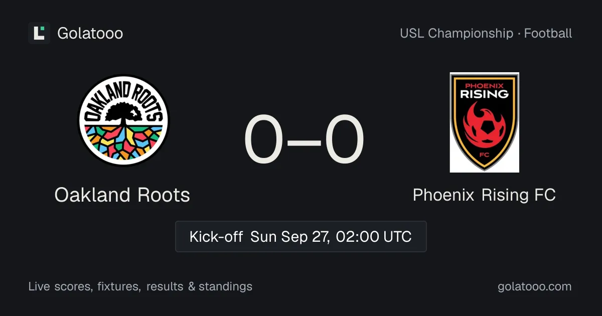 Oakland Roots ضد فينيكس رايزينغ: المعاينة والأداء الأخير والمواجهات السابقة وأين تشاهد المباراة