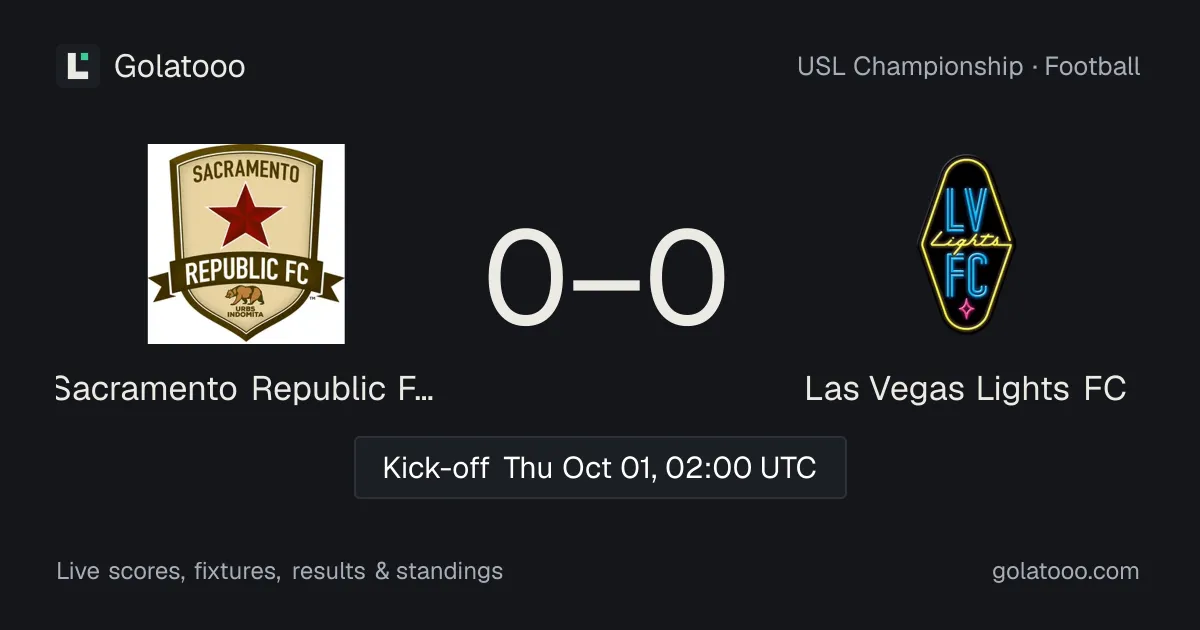 Sacramento Republic FC vs Las Vegas Lights FC: preview, form, head-to-head and how to watch