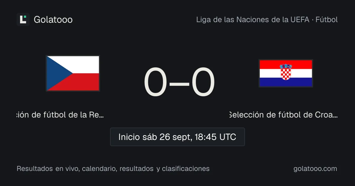 Chequia vs Croacia: previa, forma, historial y dónde ver el partido