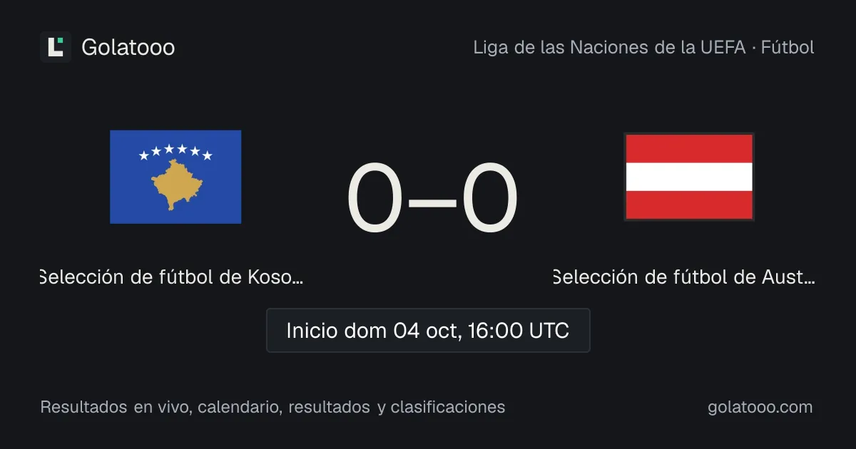 Kosovo vs Austria: previa, forma, historial y dónde ver el partido