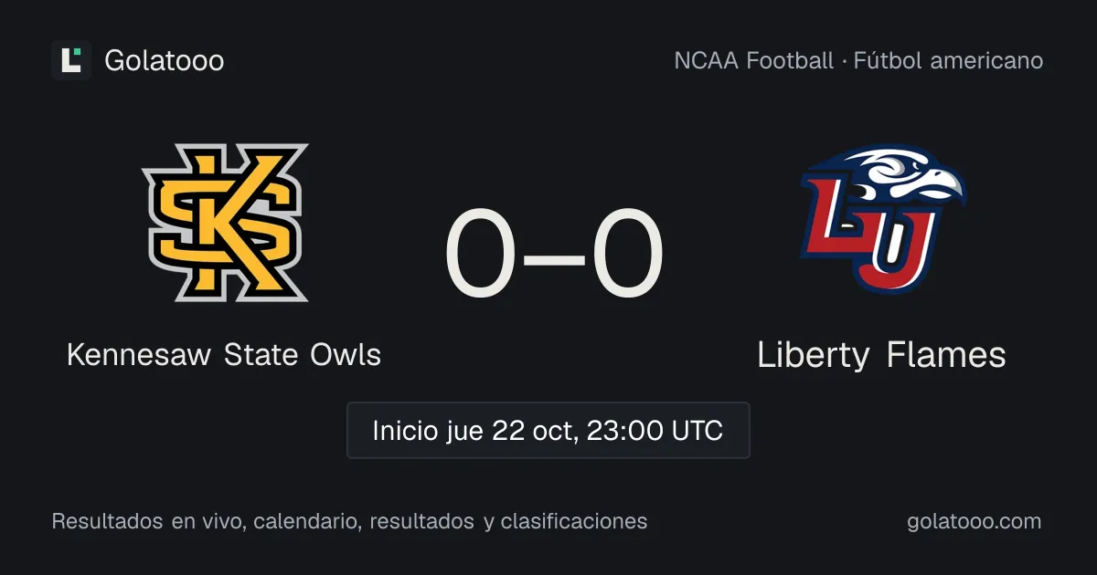 Kennesaw State Owls vs Liberty Flames: previa, forma, historial y dónde ver el partido
