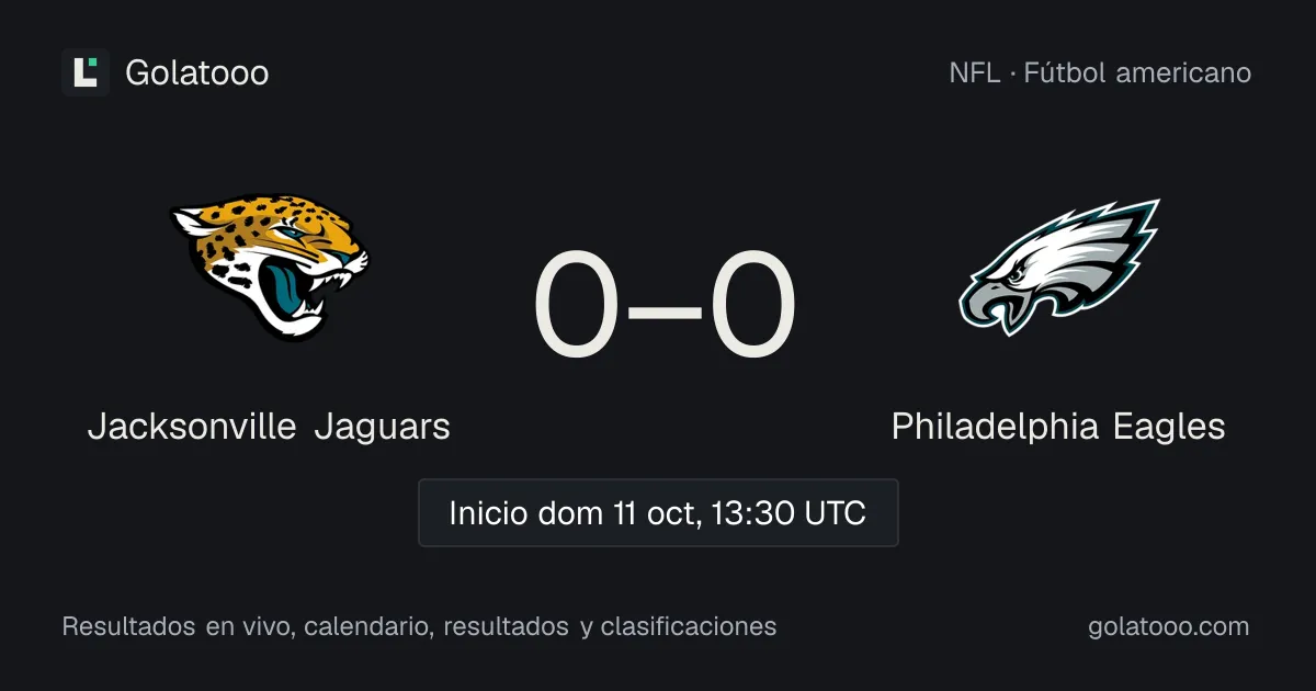 Jacksonville Jaguars vs Philadelphia Eagles: previa, forma, historial y dónde ver el partido