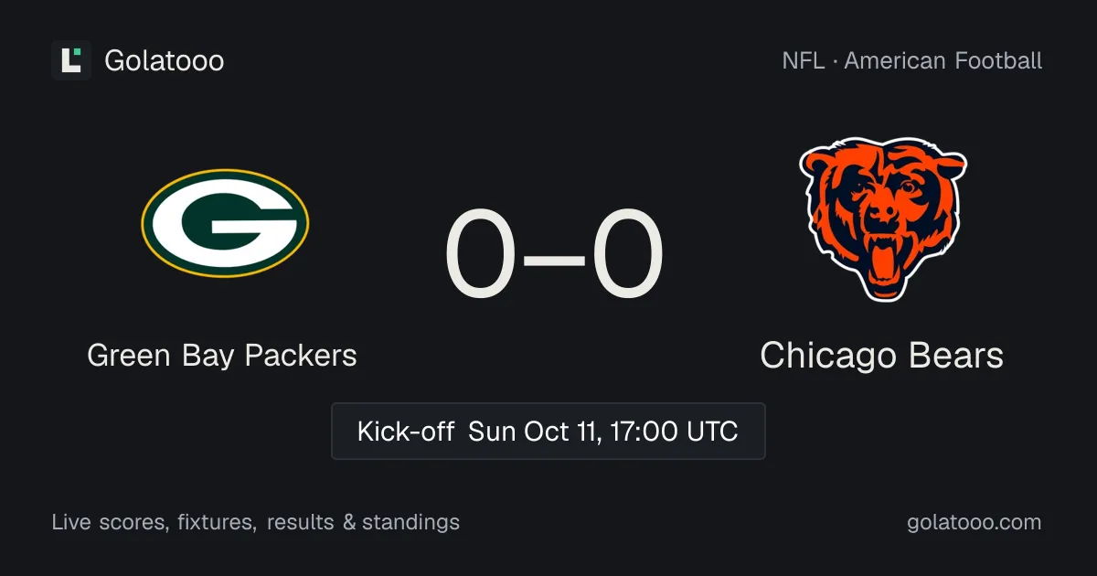 Green Bay Packers vs Chicago Bears: preview, form, head-to-head and how to watch