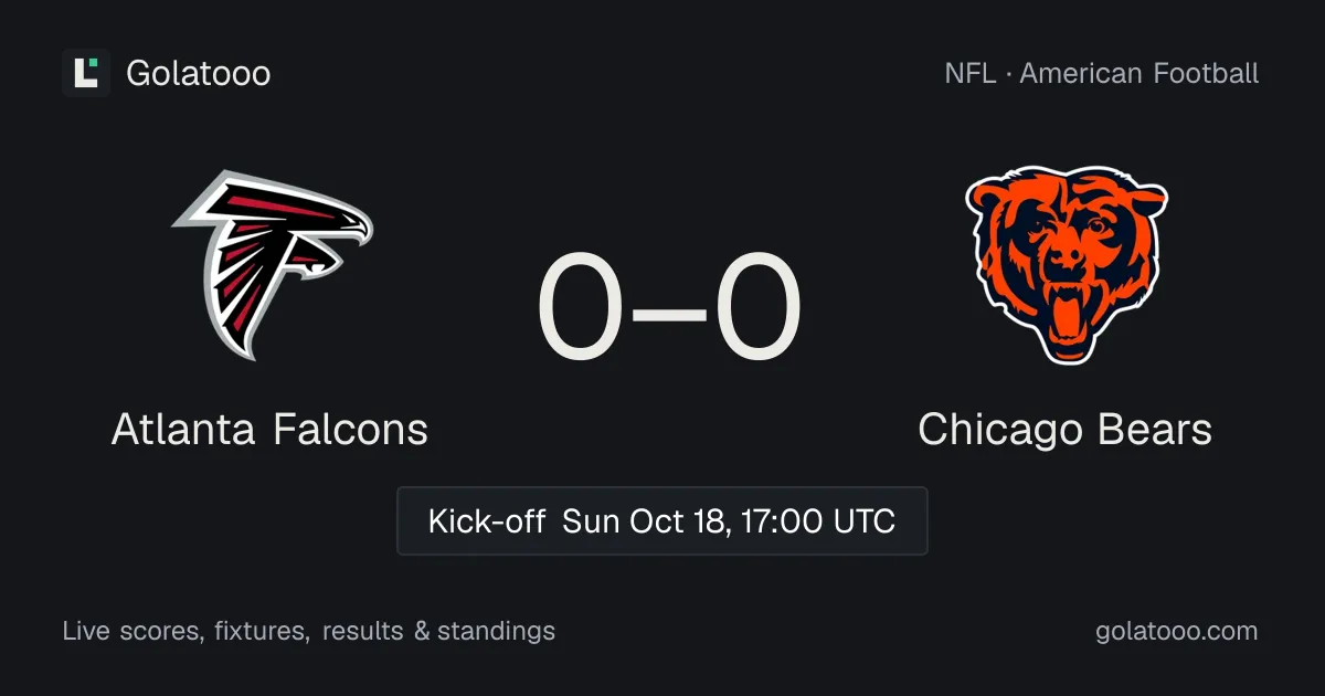 Atlanta Falcons vs Chicago Bears: preview, form, head-to-head and how to watch