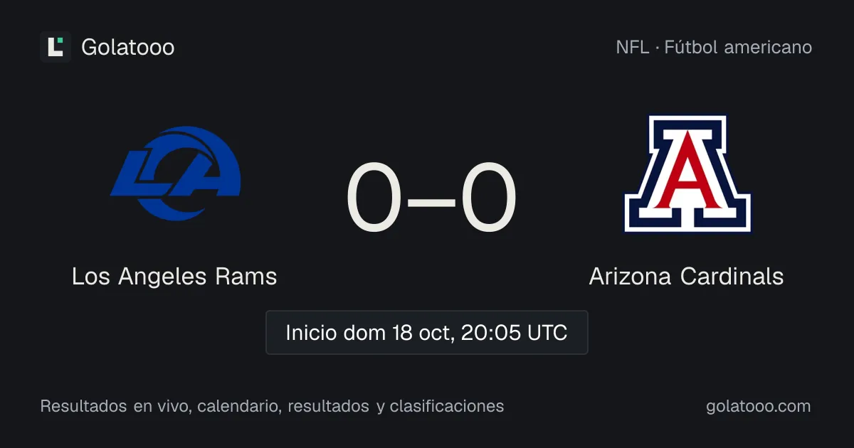 Los Angeles Rams vs Arizona Cardinals: previa, forma, historial y dónde ver el partido