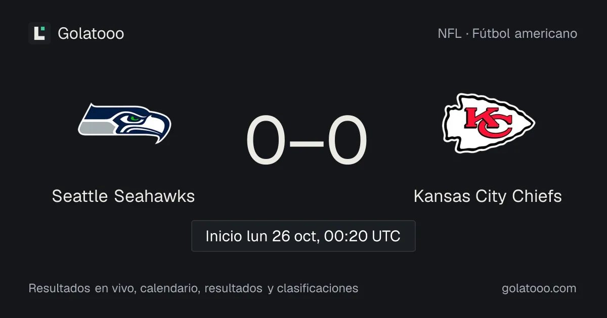 Seattle Seahawks vs Kansas City Chiefs: previa, forma, historial y dónde ver el partido