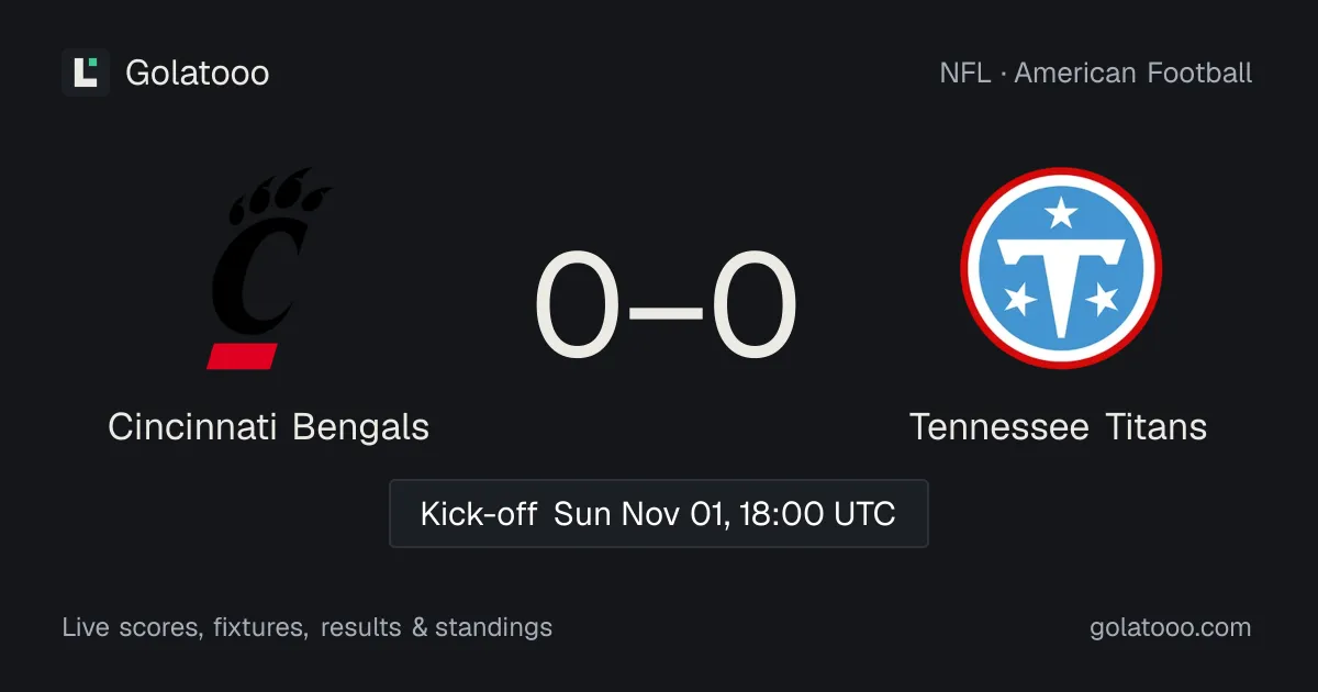 Cincinnati Bengals ضد تينيسي تايتانز: المعاينة والأداء الأخير والمواجهات السابقة وأين تشاهد المباراة