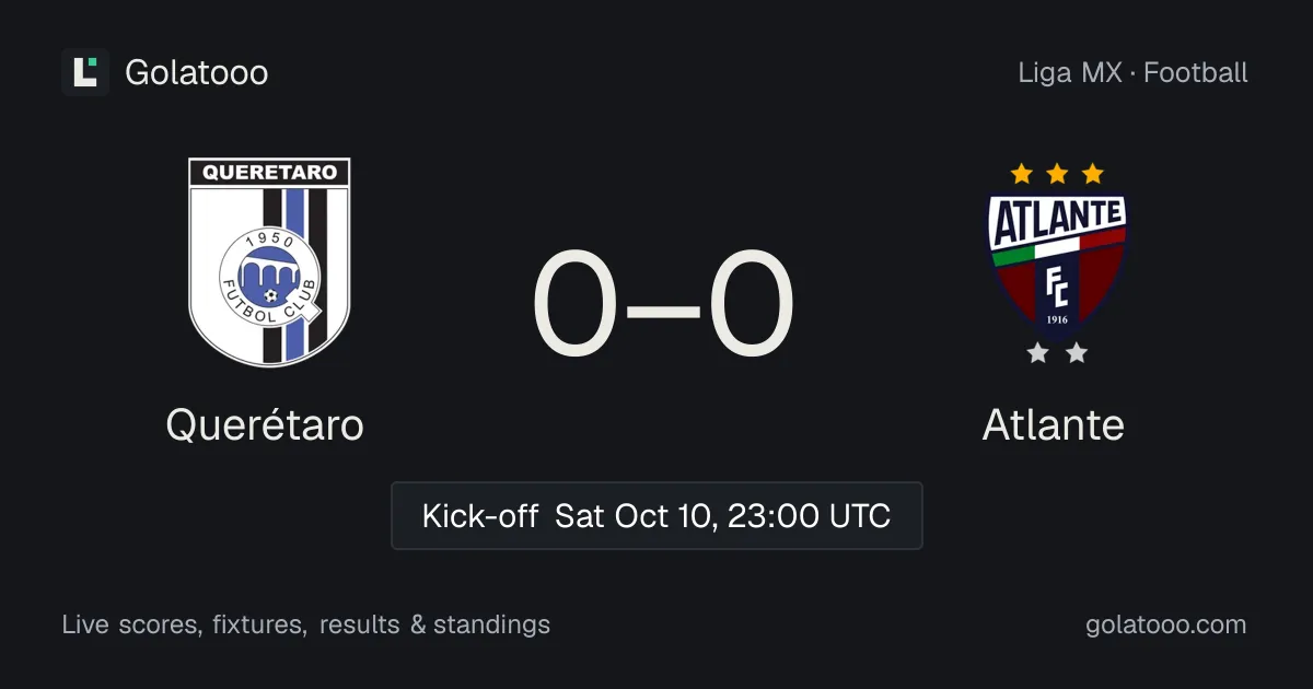 Querétaro vs Atlante: preview, form, head-to-head and how to watch