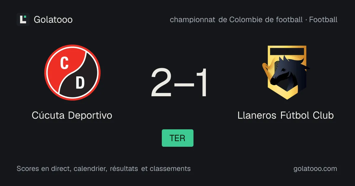 Cúcuta Deportivo - Llaneros Fútbol Club : avant-match, forme, historique et où regarder la rencontre