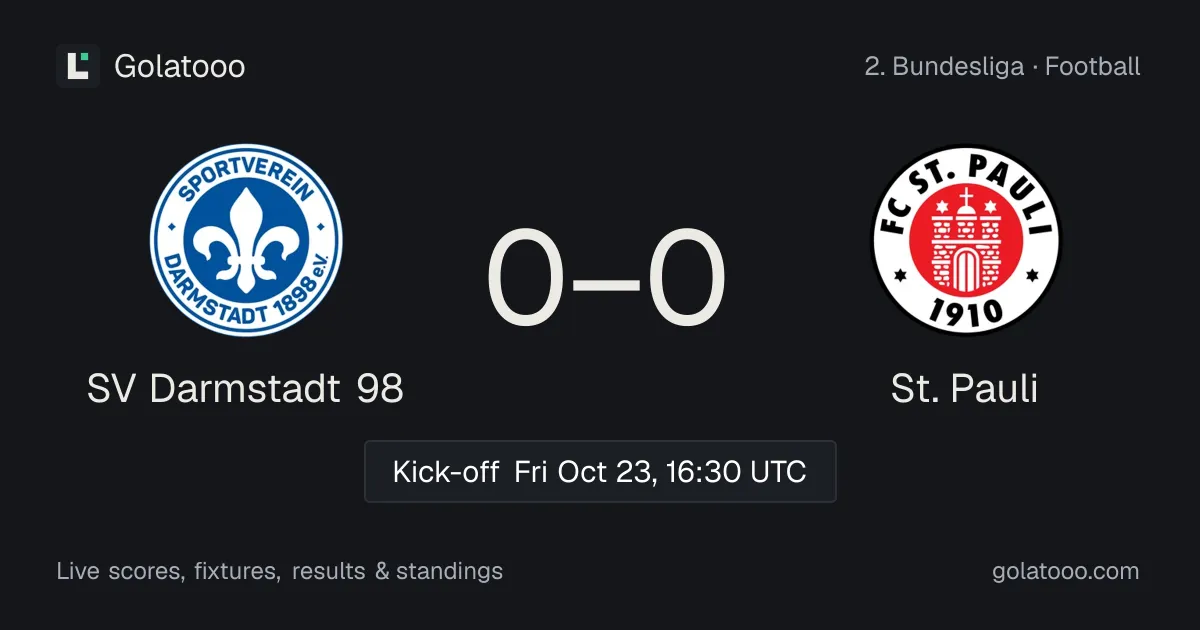 SV Darmstadt 98 vs St. Pauli: preview, form, head-to-head and how to watch