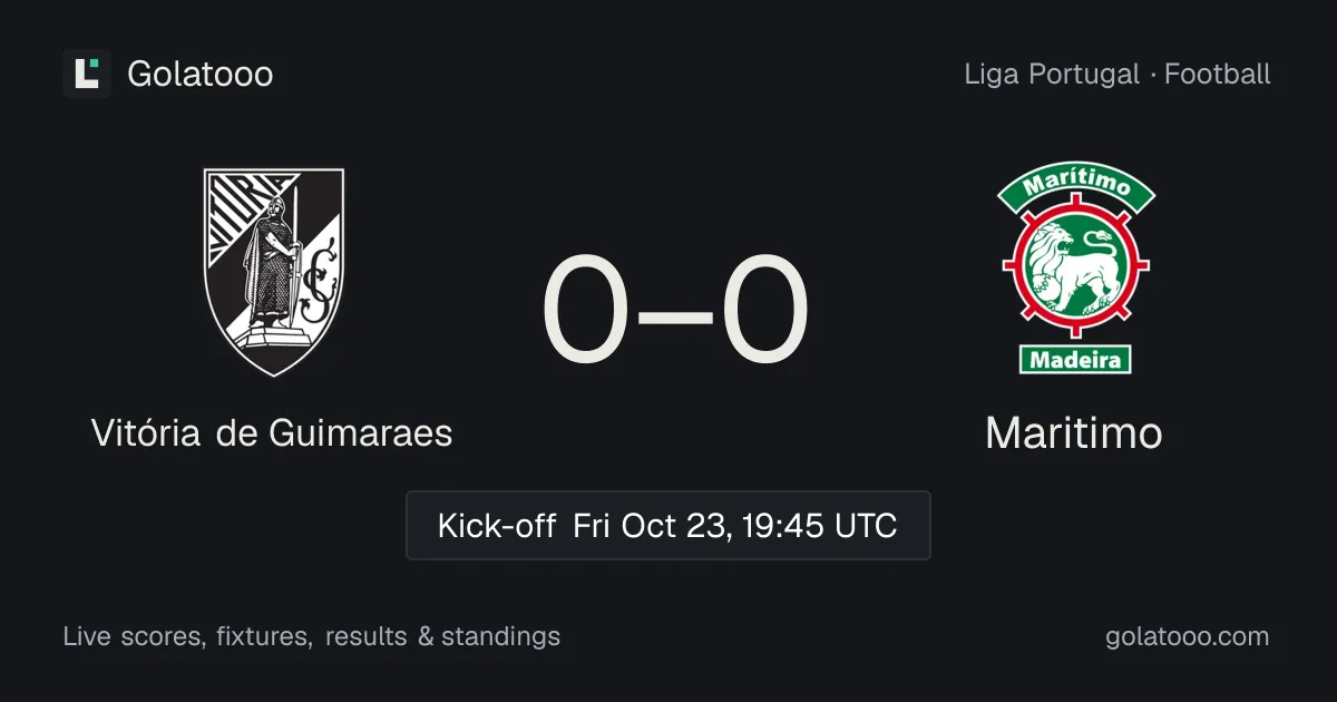 Vitória de Guimaraes ضد ماريتيمو: المعاينة والأداء الأخير والمواجهات السابقة وأين تشاهد المباراة