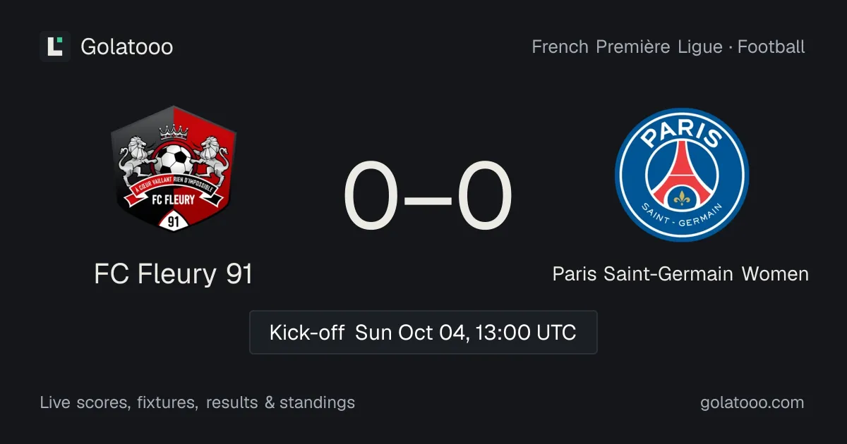 FC Fleury 91 vs Paris Saint-Germain Women: preview, form, head-to-head and how to watch