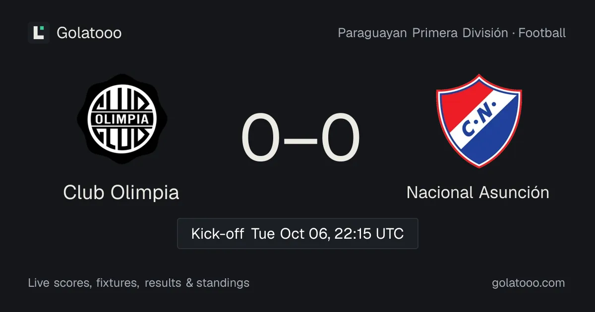 Club Olimpia vs Nacional Asunción: preview, form, head-to-head and how to watch