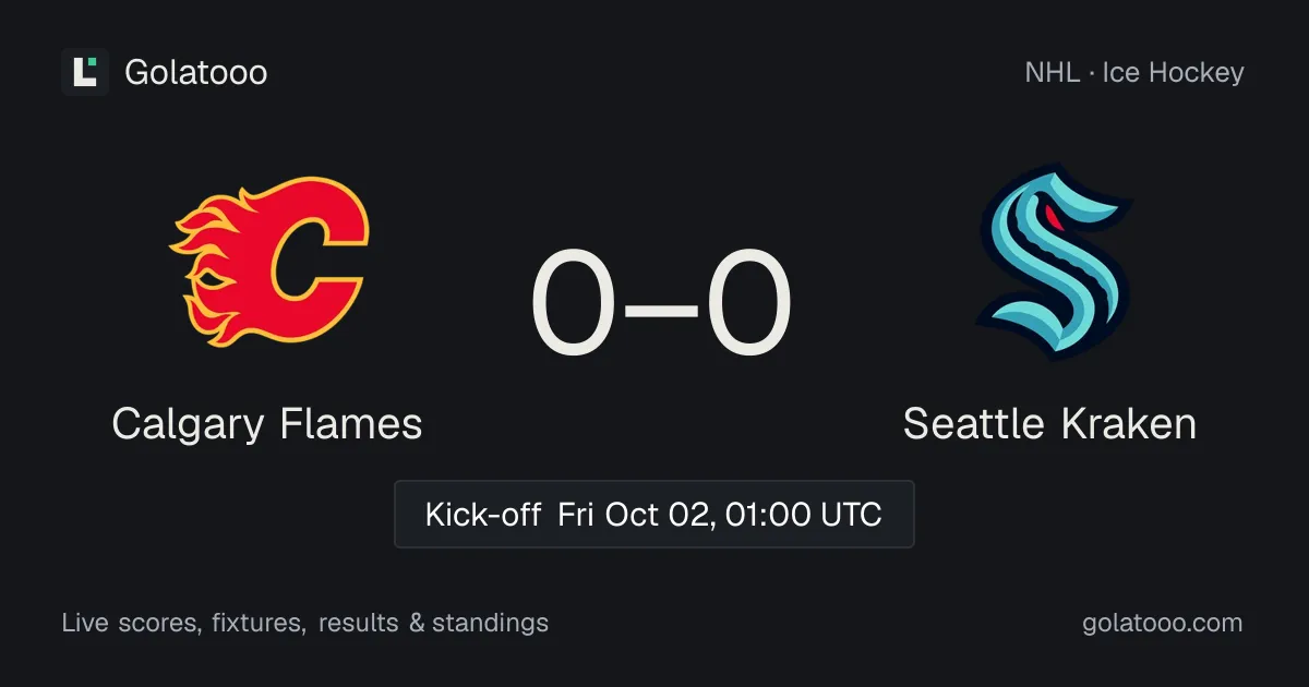 Calgary Flames ضد سياتل كراكن: المعاينة والأداء الأخير والمواجهات السابقة وأين تشاهد المباراة