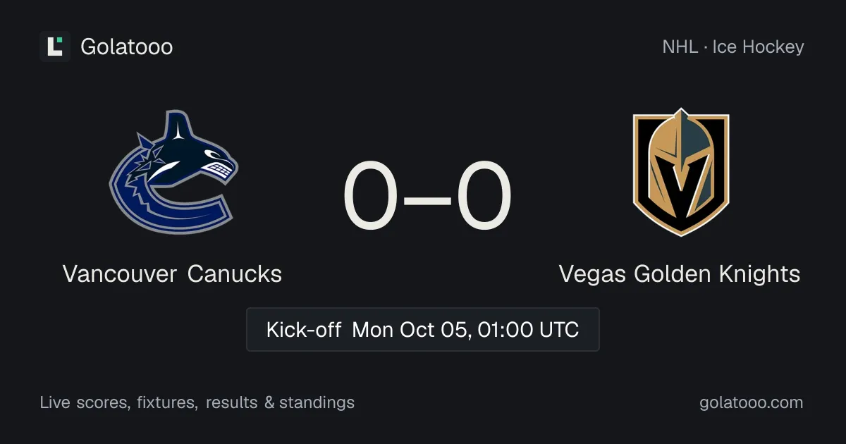 Vancouver Canucks ضد فيجاس جولدن نايتس: المعاينة والأداء الأخير والمواجهات السابقة وأين تشاهد المباراة