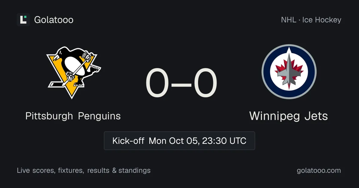Pittsburgh Penguins vs Winnipeg Jets: preview, form, head-to-head and how to watch