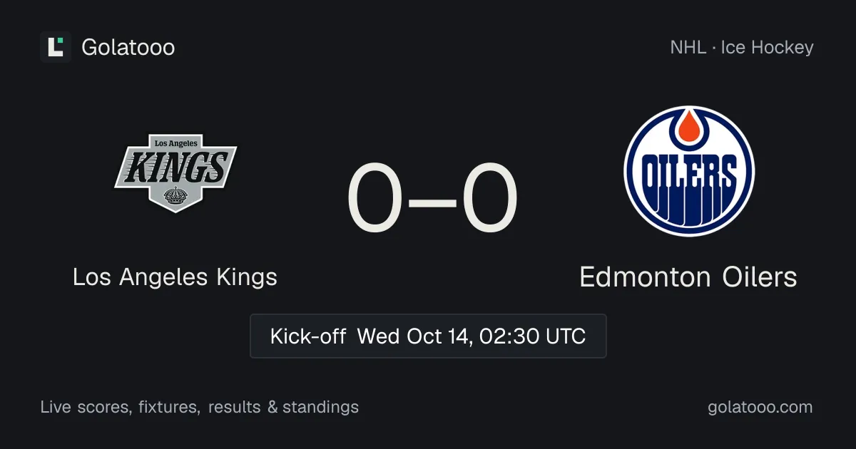 Los Angeles Kings vs Edmonton Oilers: preview, form, head-to-head and how to watch