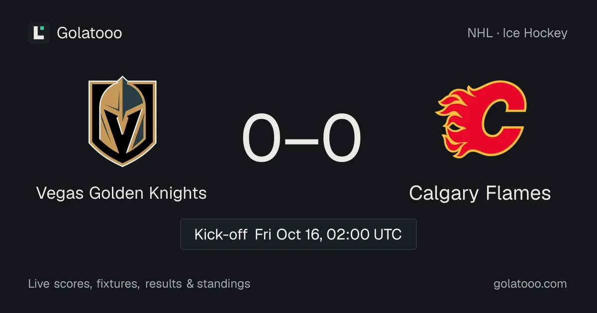 فيجاس جولدن نايتس ضد Calgary Flames: المعاينة والأداء الأخير والمواجهات السابقة وأين تشاهد المباراة