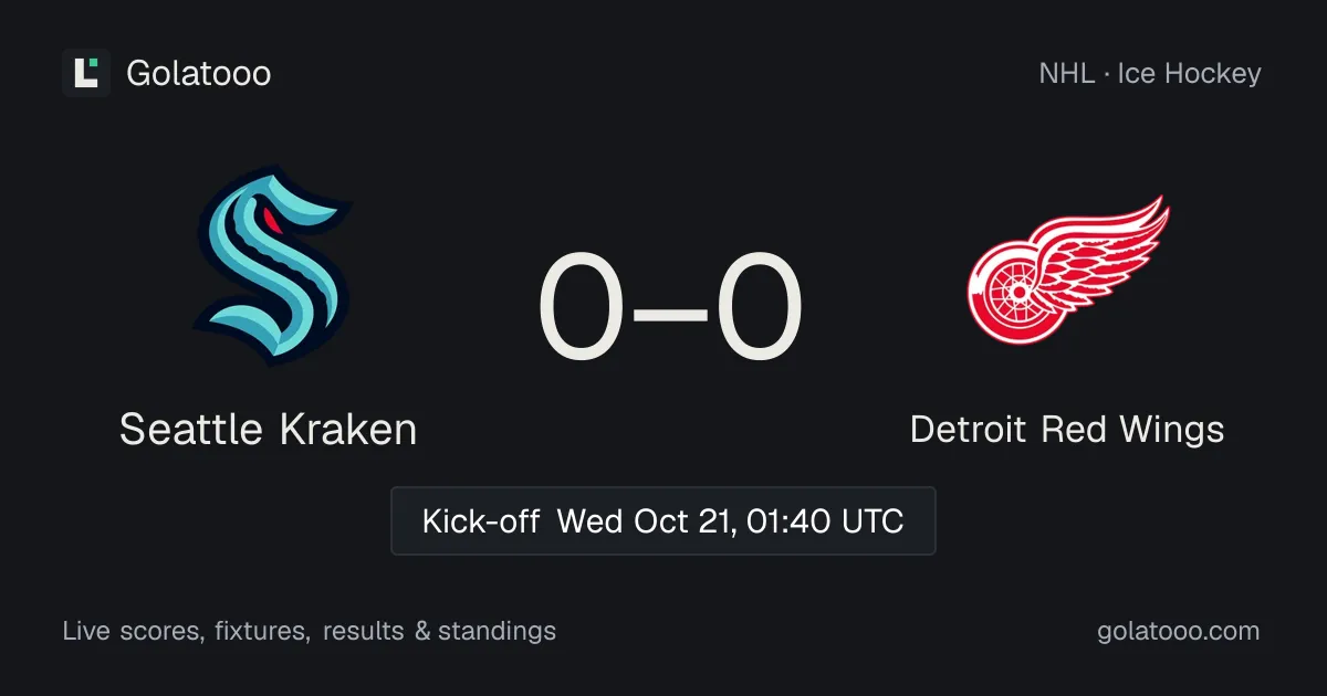 Seattle Kraken vs Detroit Red Wings: preview, form, head-to-head and how to watch