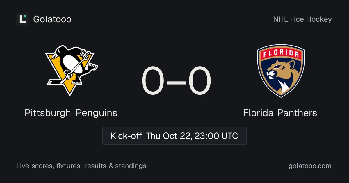 Pittsburgh Penguins vs Florida Panthers: preview, form, head-to-head and how to watch