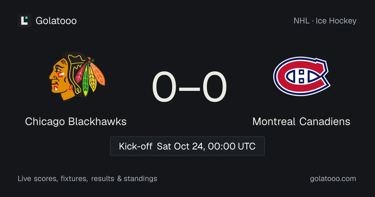 شيكاغو بلاكهوكس ضد Montreal Canadiens: المعاينة والأداء الأخير والمواجهات السابقة وأين تشاهد المباراة