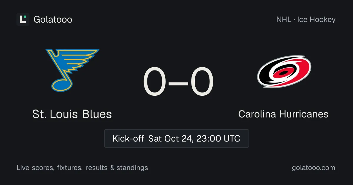 St. Louis Blues vs Carolina Hurricanes: preview, form, head-to-head and how to watch