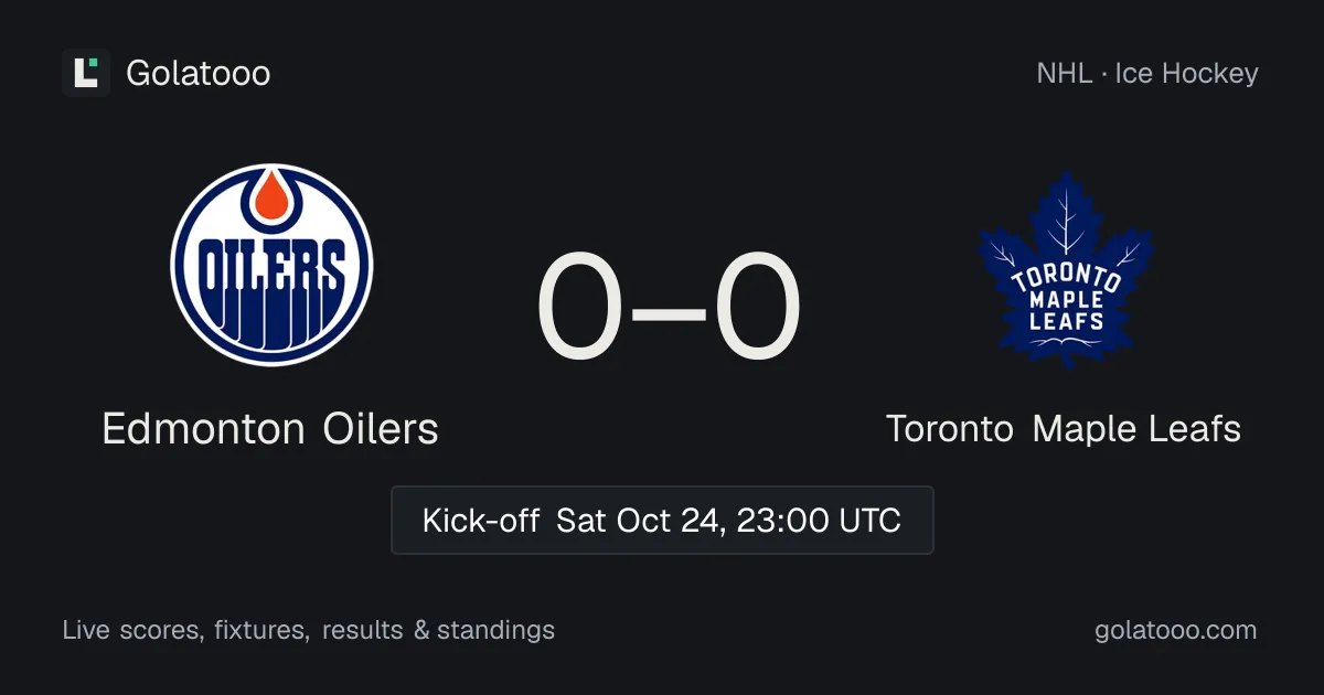 Edmonton Oilers ضد Toronto Maple Leafs: المعاينة والأداء الأخير والمواجهات السابقة وأين تشاهد المباراة