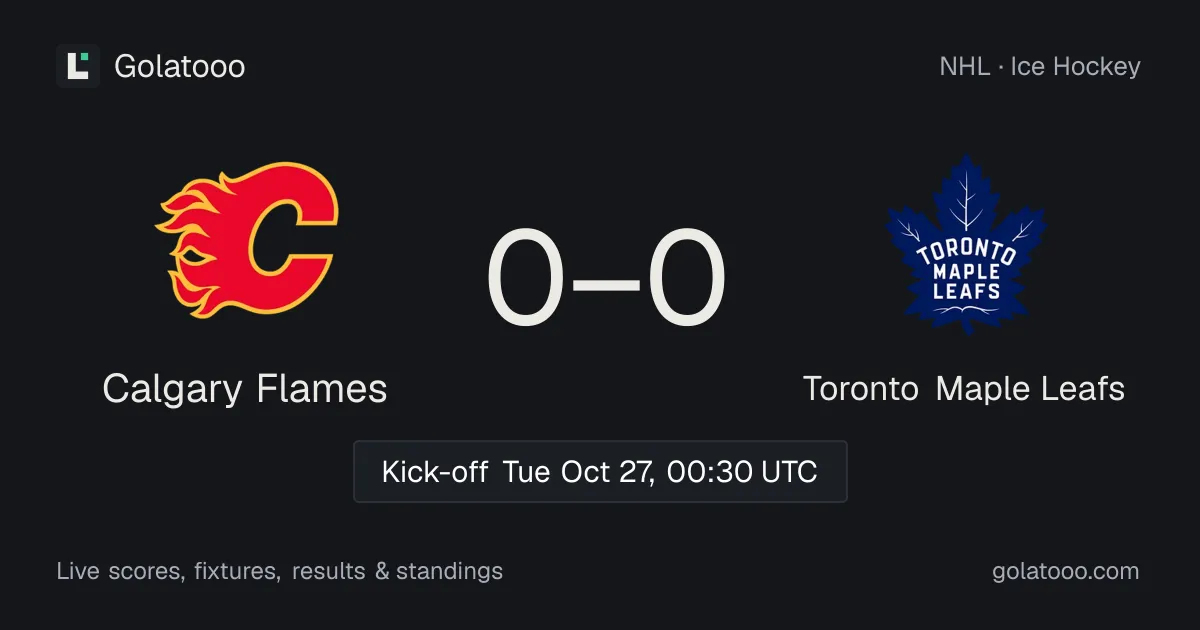 Calgary Flames ضد Toronto Maple Leafs: المعاينة والأداء الأخير والمواجهات السابقة وأين تشاهد المباراة