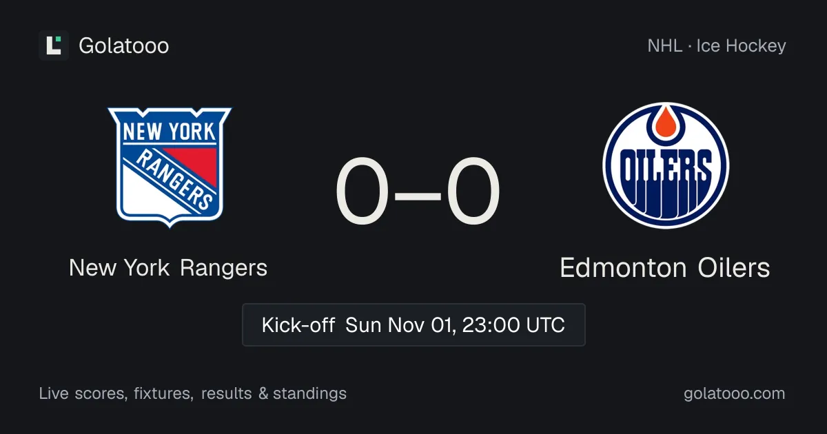 New York Rangers vs Edmonton Oilers: preview, form, head-to-head and how to watch