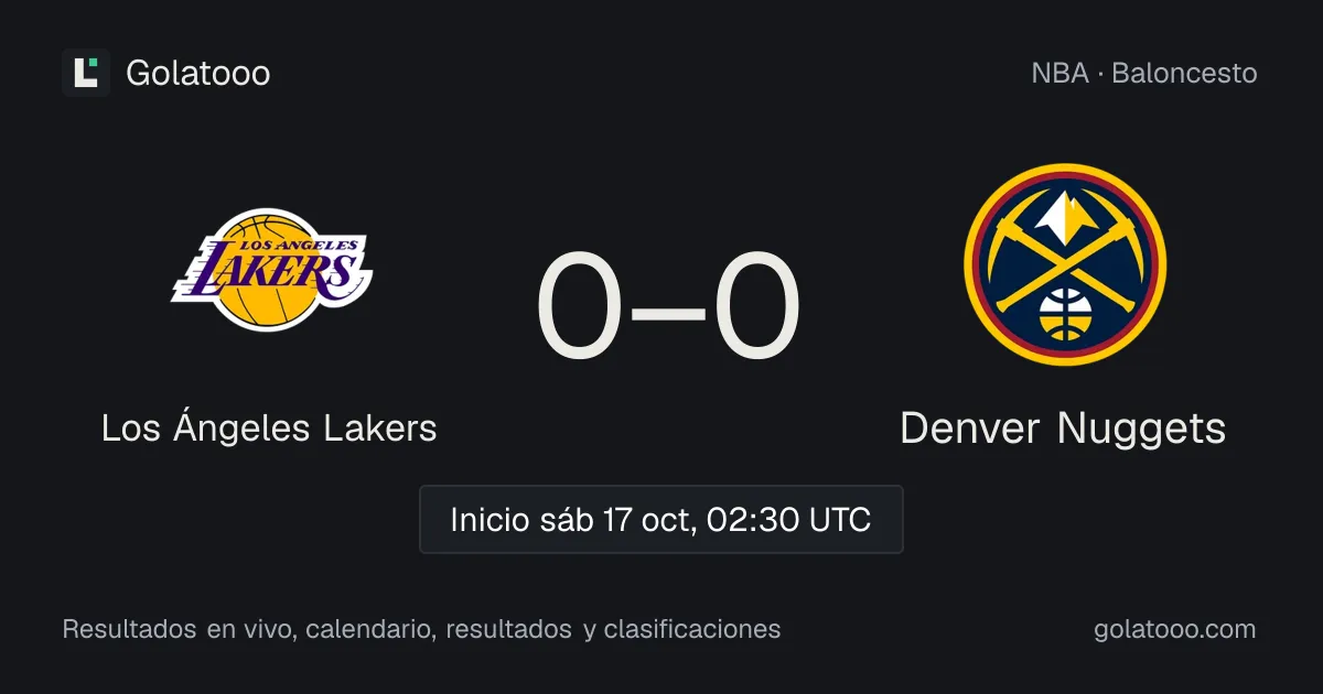 Los Ángeles Lakers vs Denver Nuggets: previa, forma, historial y dónde ver el partido