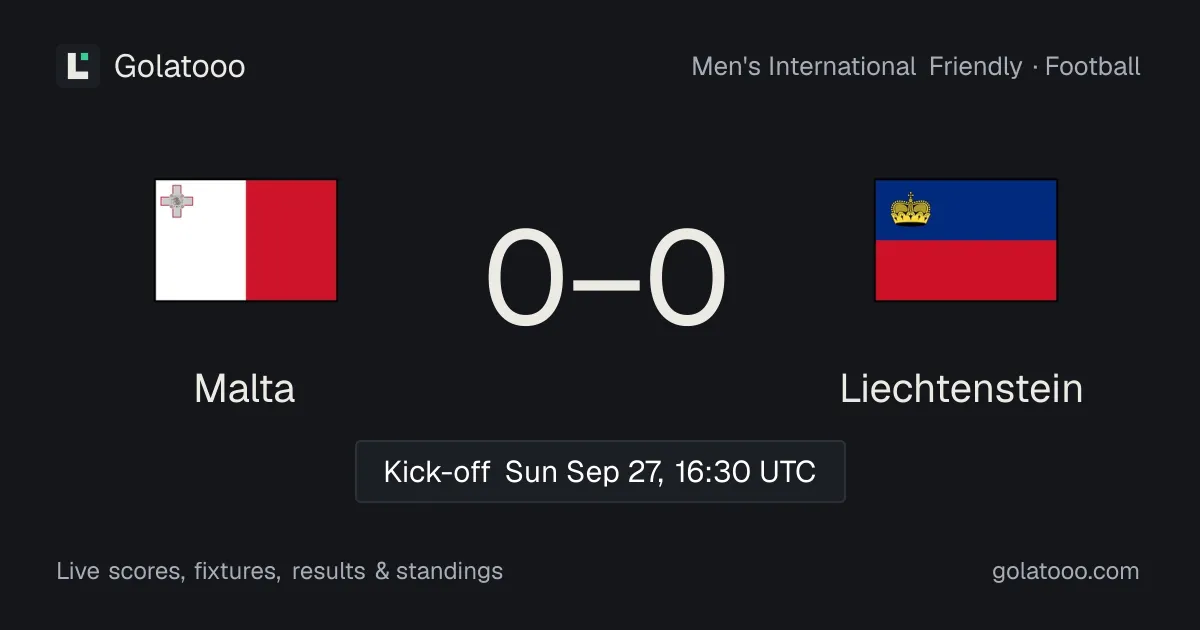 Malta vs Liechtenstein: preview, form, head-to-head and how to watch