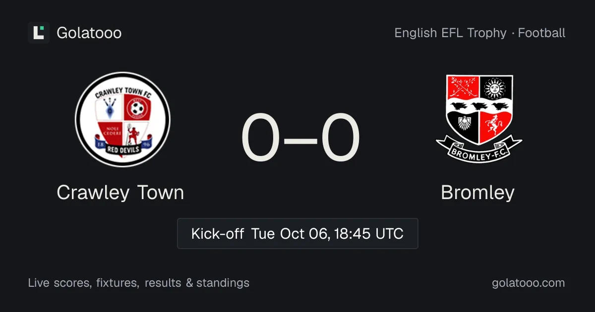 Crawley Town vs Bromley: preview, form, head-to-head and how to watch