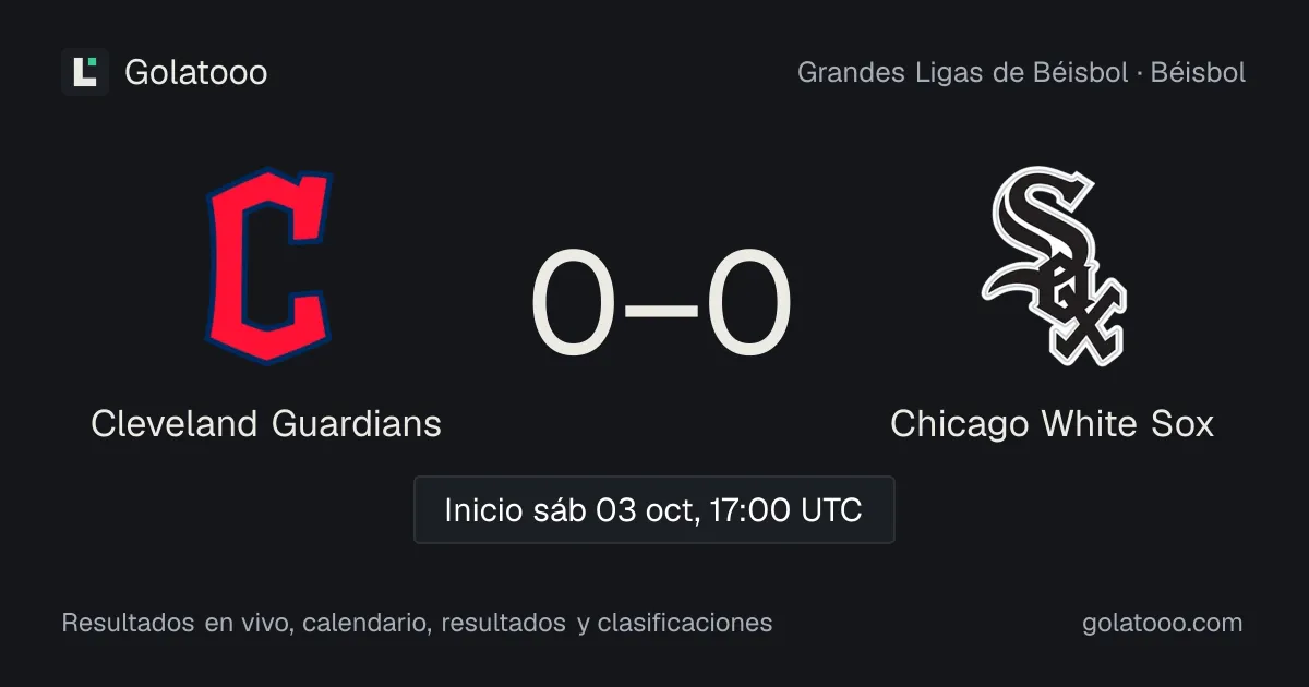 Cleveland Guardians vs Chicago White Sox: previa, forma, historial y dónde ver el partido