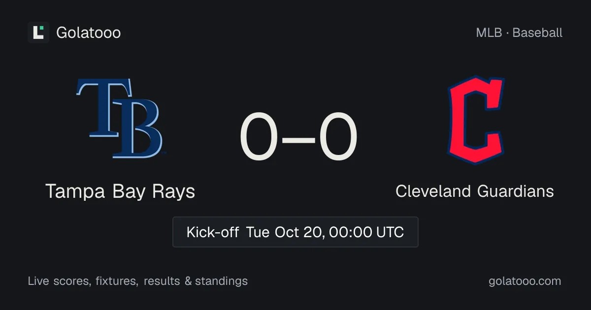 Tampa Bay Rays vs Cleveland Guardians: preview, form, head-to-head and how to watch