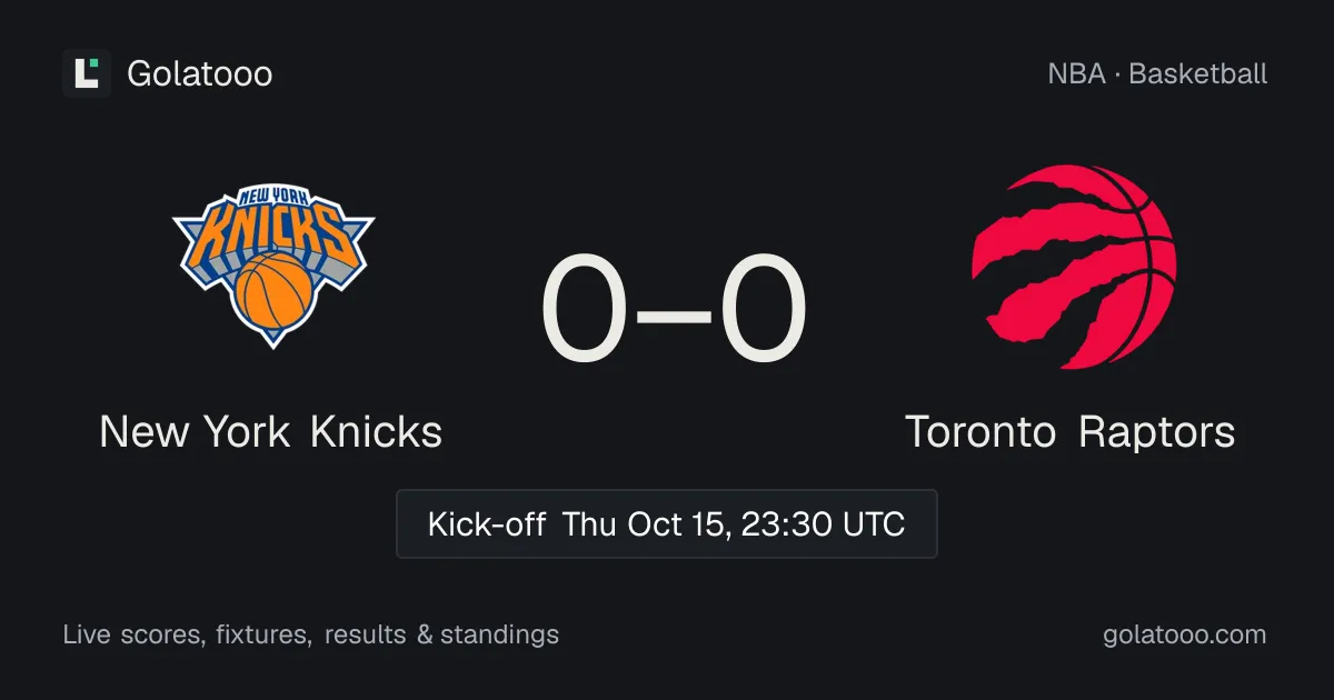 New York Knicks vs Toronto Raptors: preview, form, head-to-head and how to watch