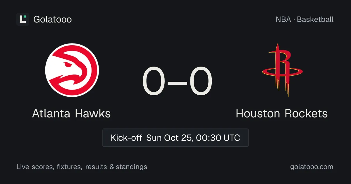 Atlanta Hawks vs Houston Rockets: preview, form, head-to-head and how to watch