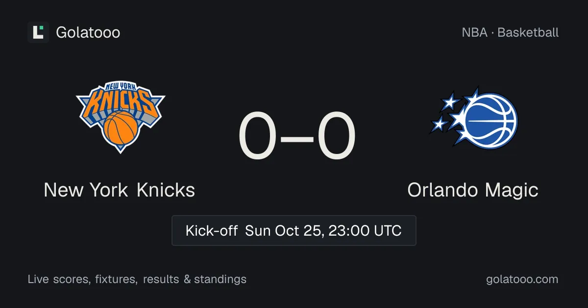 New York Knicks vs Orlando Magic: preview, form, head-to-head and how to watch
