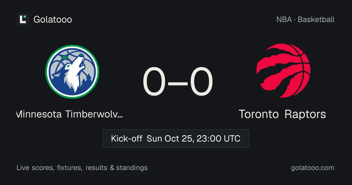 منيسوتا تمبر ولفز ضد Toronto Raptors: المعاينة والأداء الأخير والمواجهات السابقة وأين تشاهد المباراة