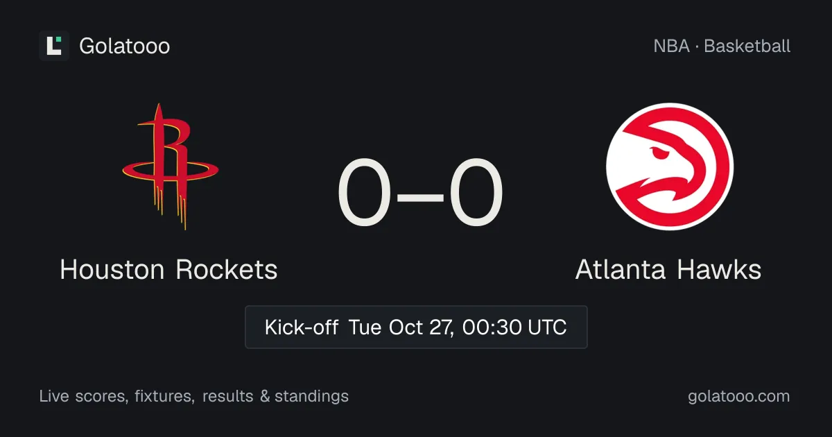 Houston Rockets vs Atlanta Hawks: preview, form, head-to-head and how to watch