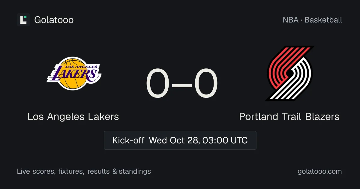 Los Angeles Lakers vs Portland Trail Blazers: preview, form, head-to-head and how to watch