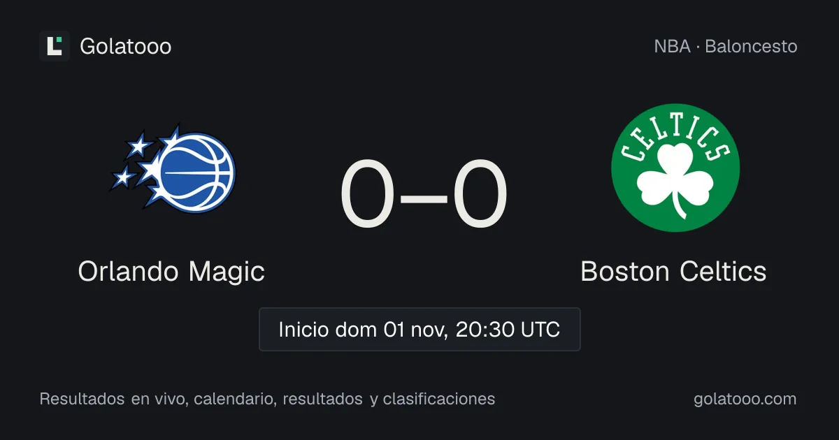Orlando Magic vs Boston Celtics: previa, forma, historial y dónde ver el partido