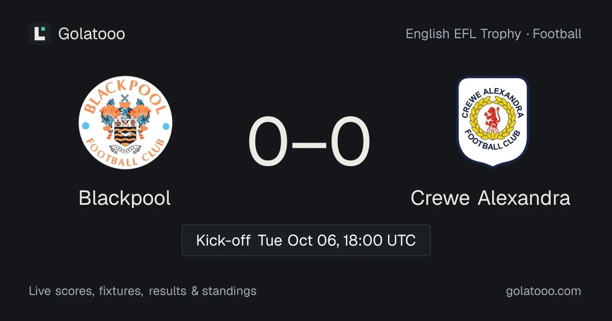 Blackpool vs Crewe Alexandra: preview, form, head-to-head and how to watch
