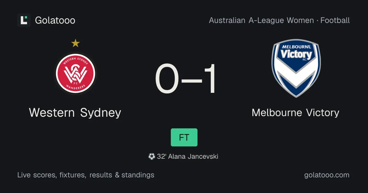 Western Sydney 0-1 Melbourne Victory: match report, goals and statistics