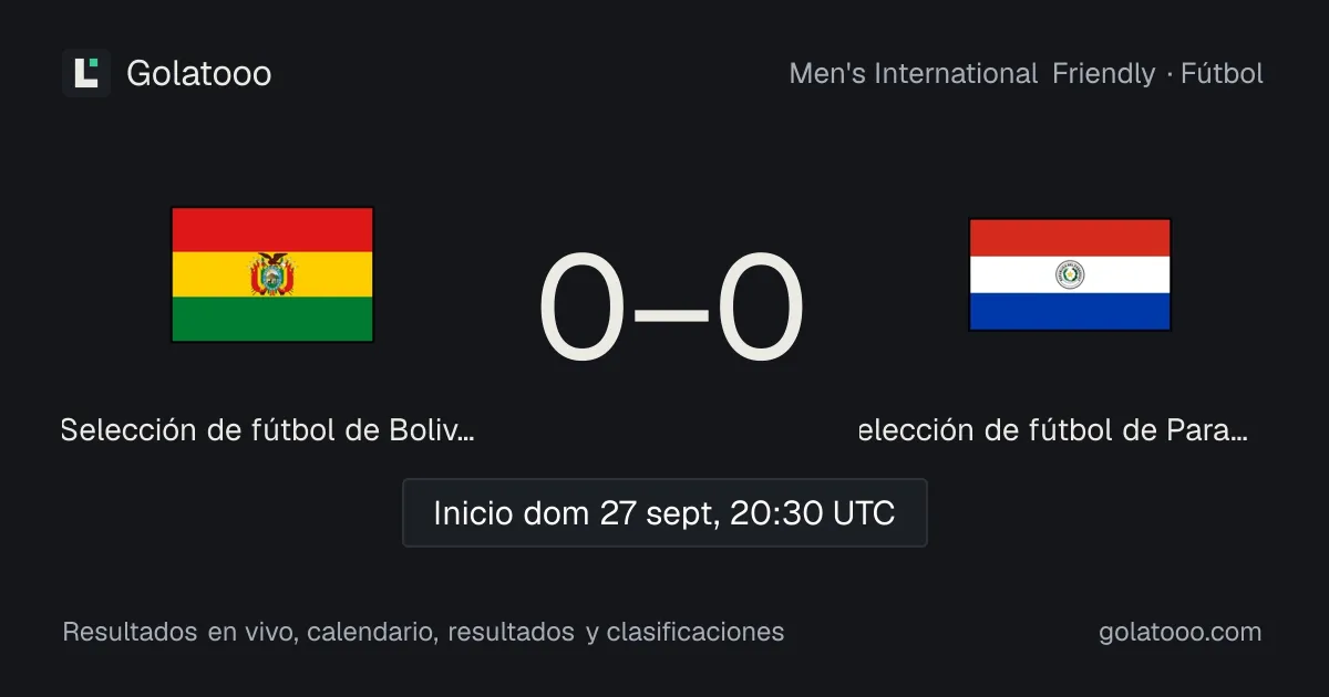 Bolivia vs Paraguay: previa, forma, historial y dónde ver el partido