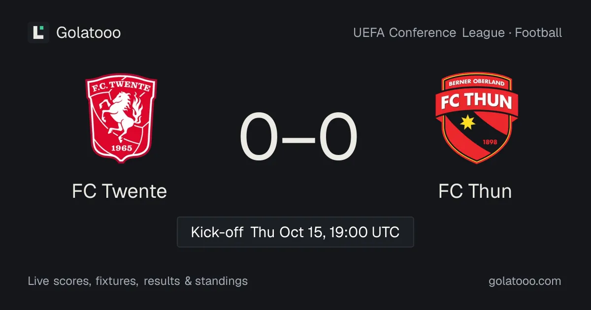 FC Twente vs FC Thun: preview, form, head-to-head and how to watch