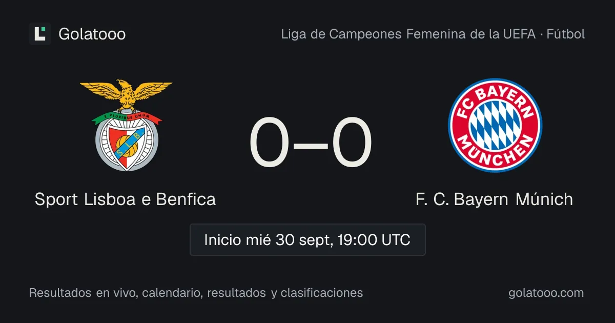 Sport Lisboa e Benfica 0-3 F. C. Bayern Múnich: crónica del partido, goles y estadísticas